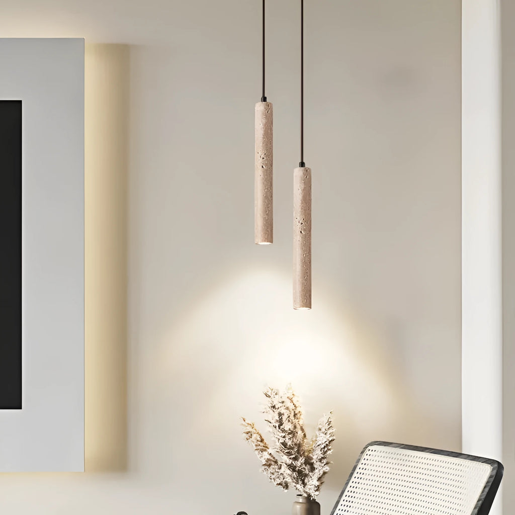 Minimalist 28cm bedside chandelier with single head warm light on wall near bed, modern simplicity style