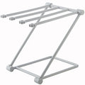 Foldable plastic kitchen towel rack in Nordic colours with punch-free installation