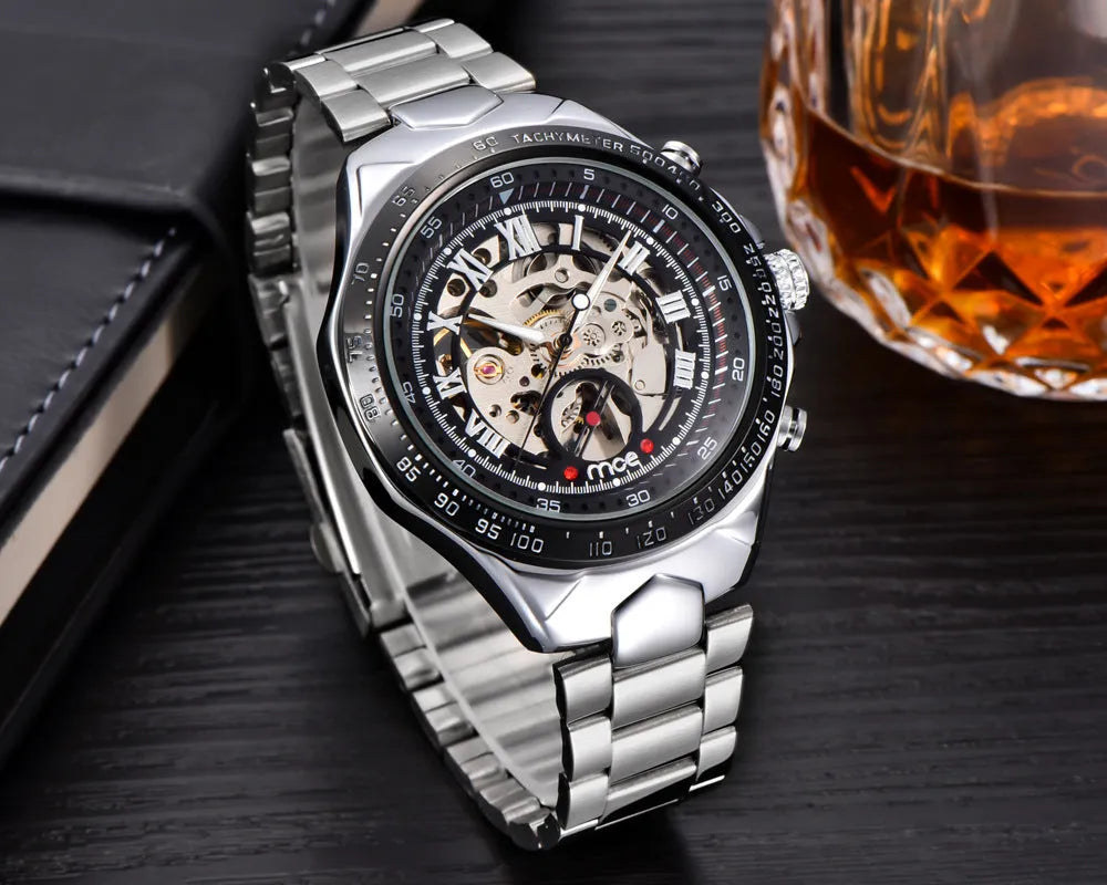 MCE men's mechanical watch with explosion proof wording, wholesale foreign trade model, colour options 1 to 4