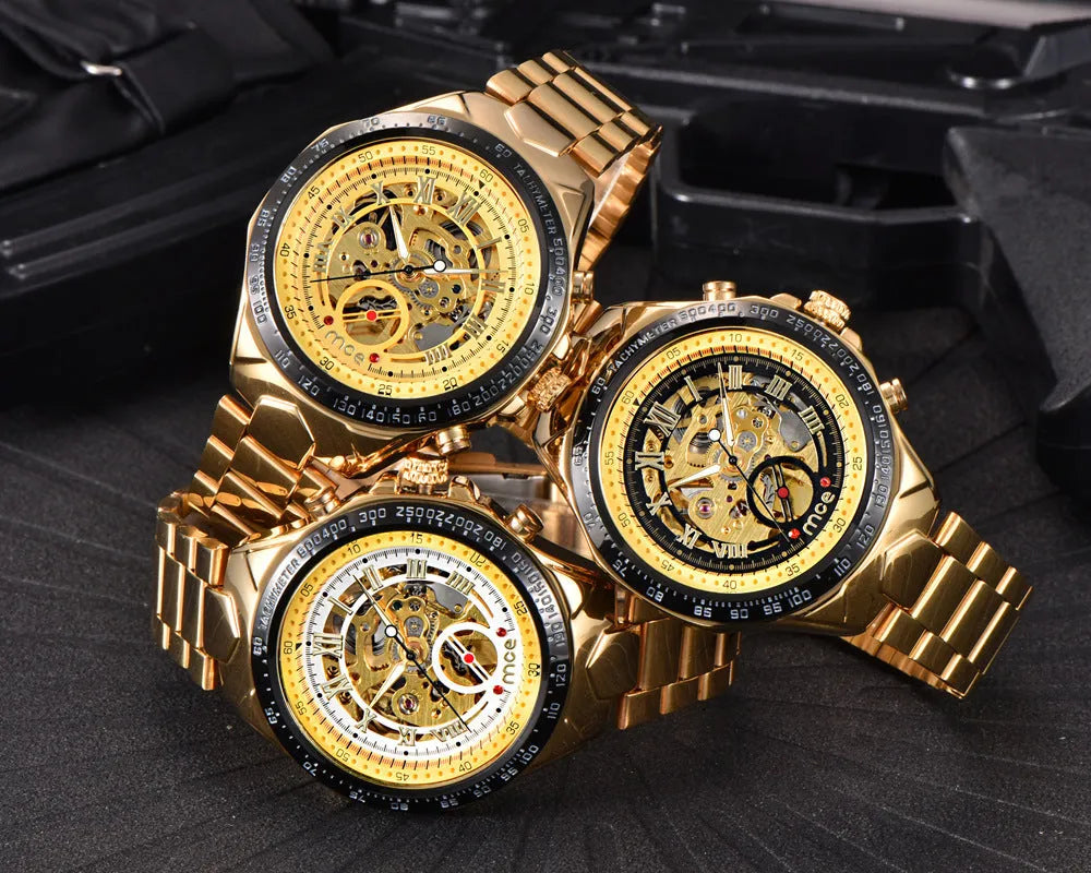 MCE men's mechanical watch with explosion proof wording, wholesale foreign trade model, colour options 1 to 4