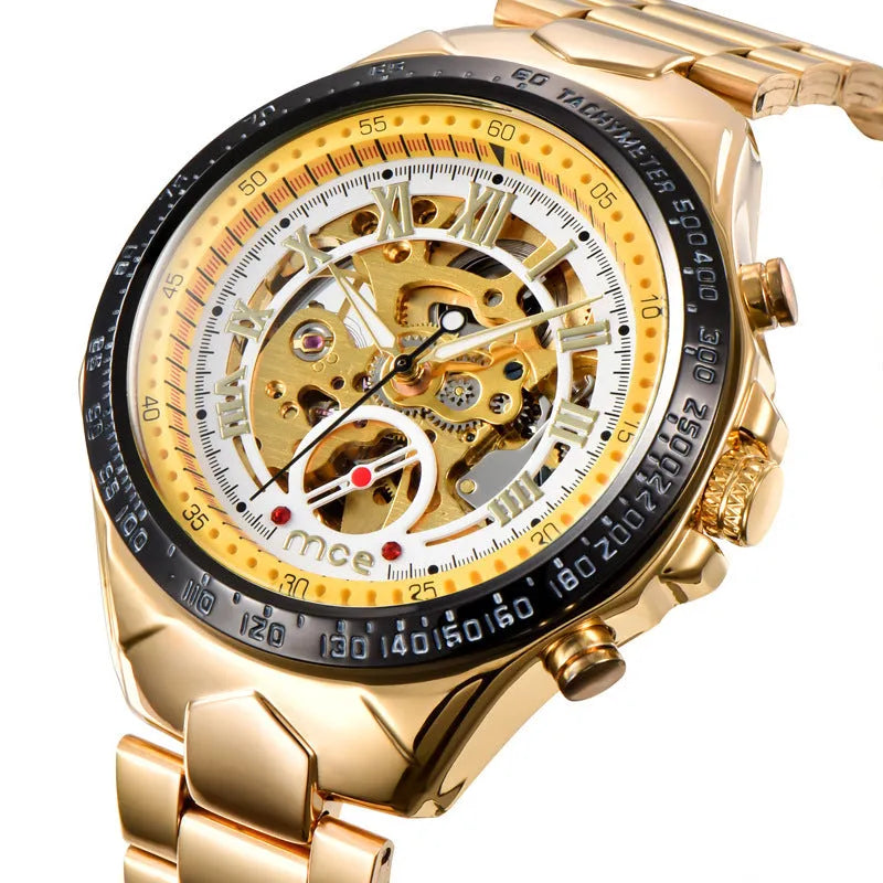 MCE men's mechanical watch with explosion proof wording, wholesale foreign trade model, colour options 1 to 4