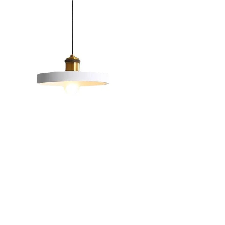 Simple Nordic style iron droplight chandelier for dining table or bedside in black colour option
