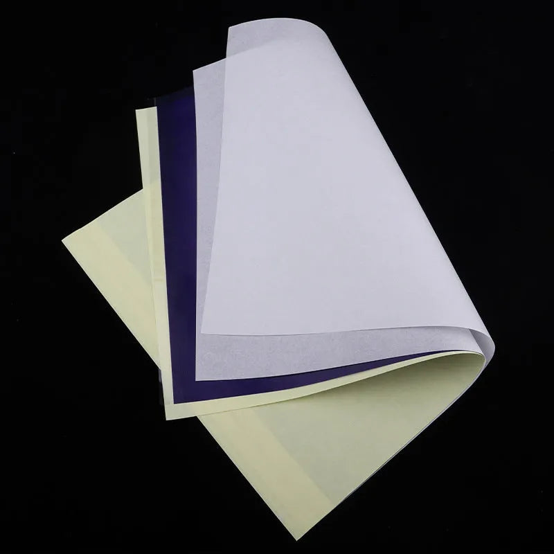 A4 tattoo transfer paper sheets and transfer paste gel pot for stencil creation