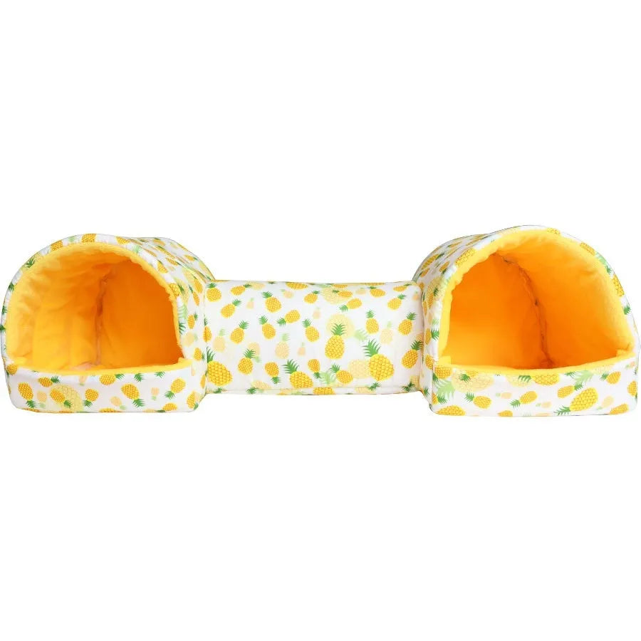 Polyester hamster nest pet villa in avocado colour for small animals