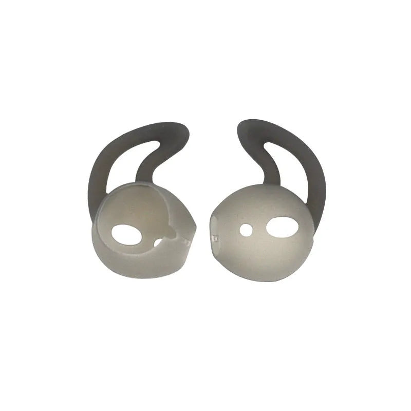 Silicone ear caps for AirPods in various colours showing left and right ear options
