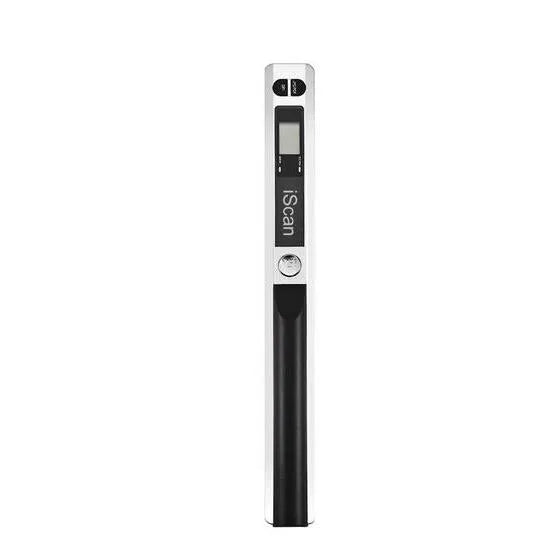 iScan portable handheld A4 document scanner in black with USB cable and protective bag