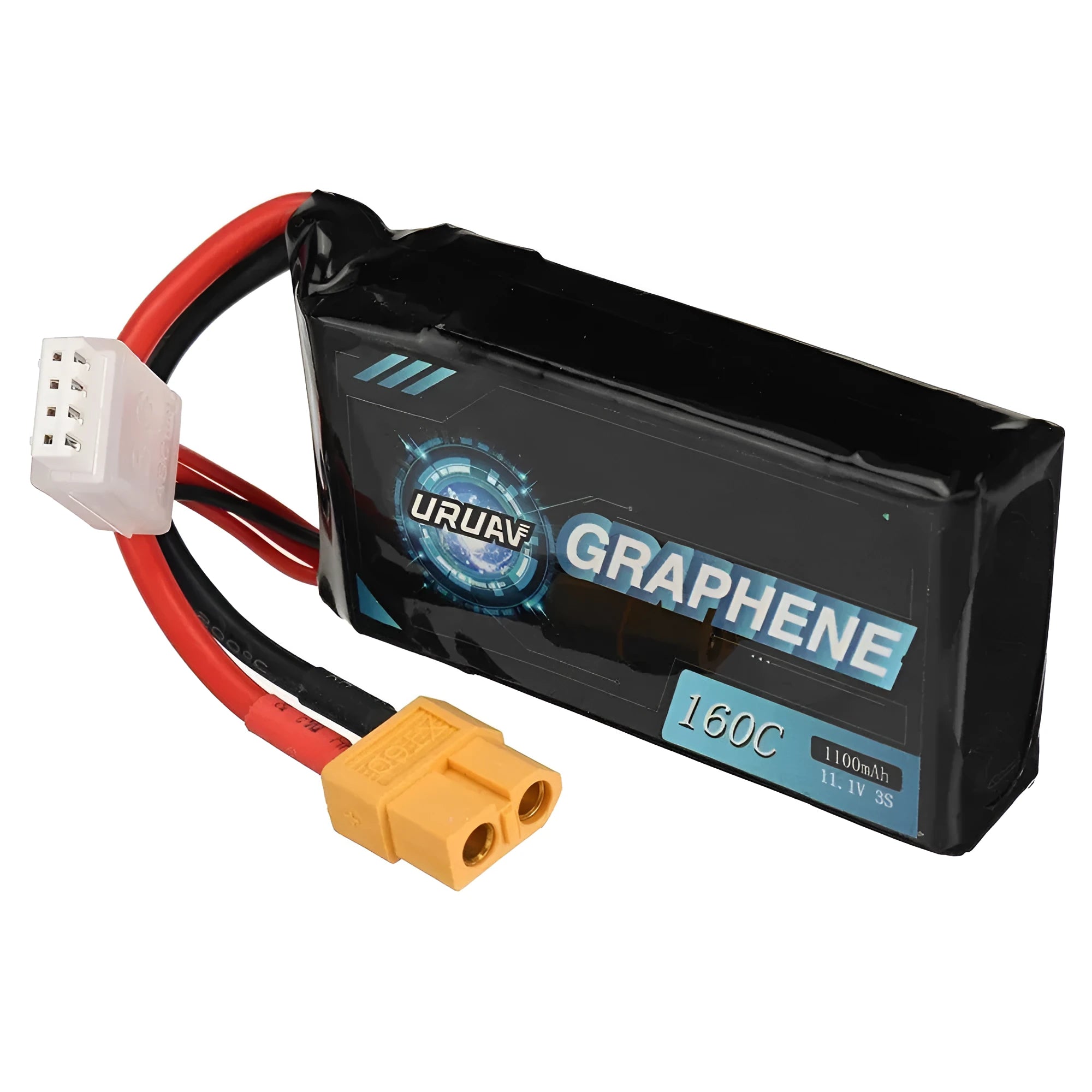 7.4V 1200mAh rectangular lithium battery for RC remote control model cars and ships