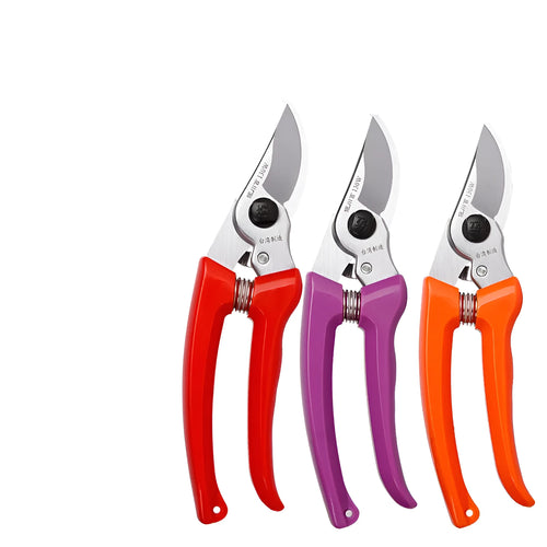 130W pruning shears with SK5 high carbon steel blade for landscaping, random colour