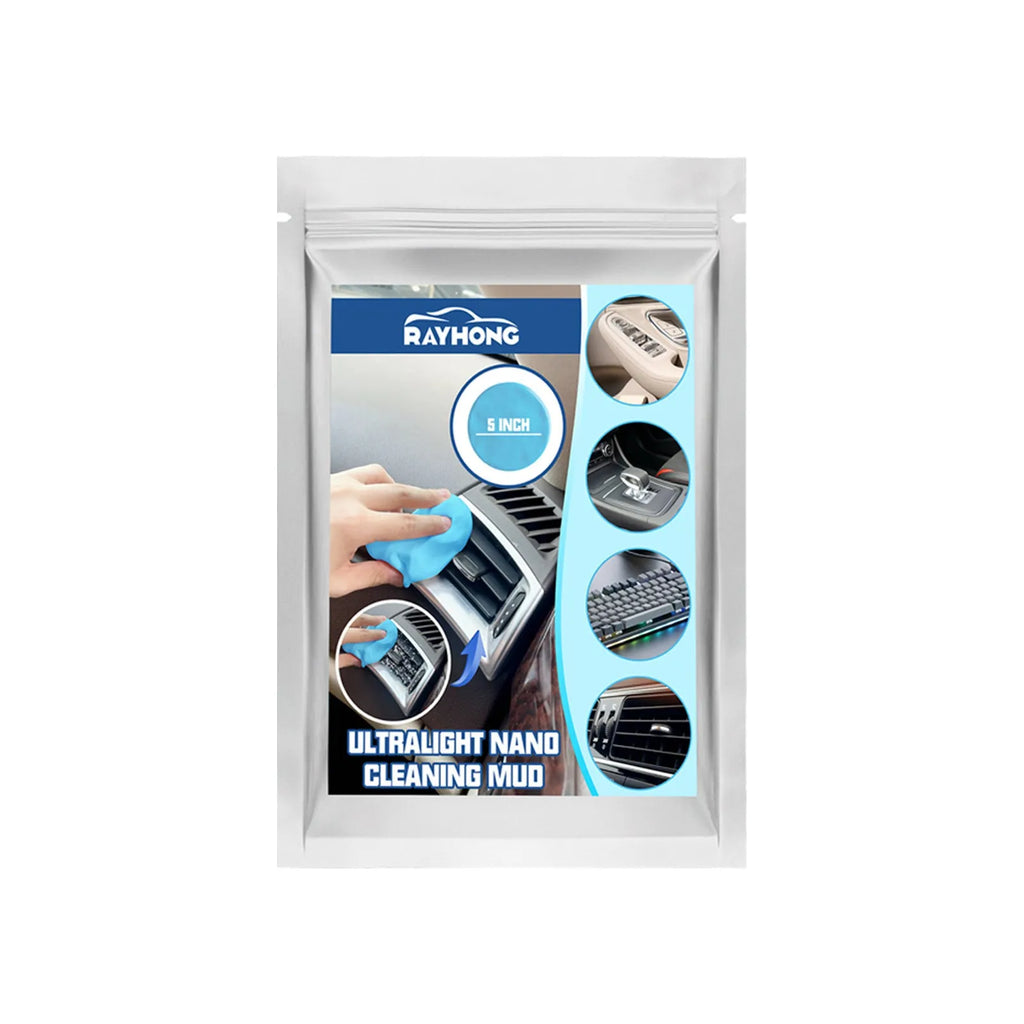 Car cleaning mud putty for dust removal from interior vents and gaps.