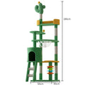 Cactus-shaped cat climbing frame large toy in density plate, pastoral style, X-15 and X-13 specifications