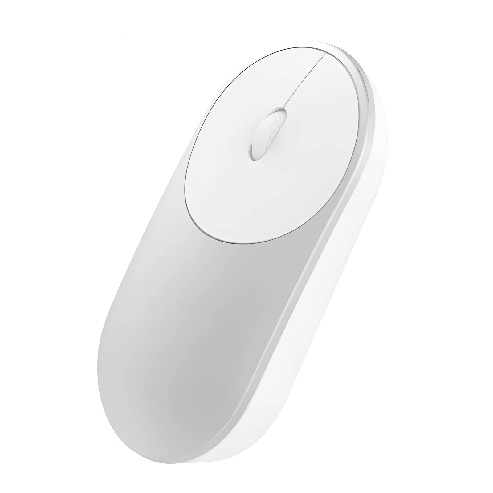 Wireless portable mouse in black with two buttons, standard size for laptop, Bluetooth and 2.4GHz connectivity