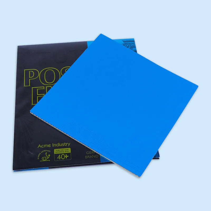High Elasticity Table Tennis Racket Rubber with Inner Sponge Astringency Surface for Recreational and Training Play in Blue, Green, Pink, or Purple Single Sheet