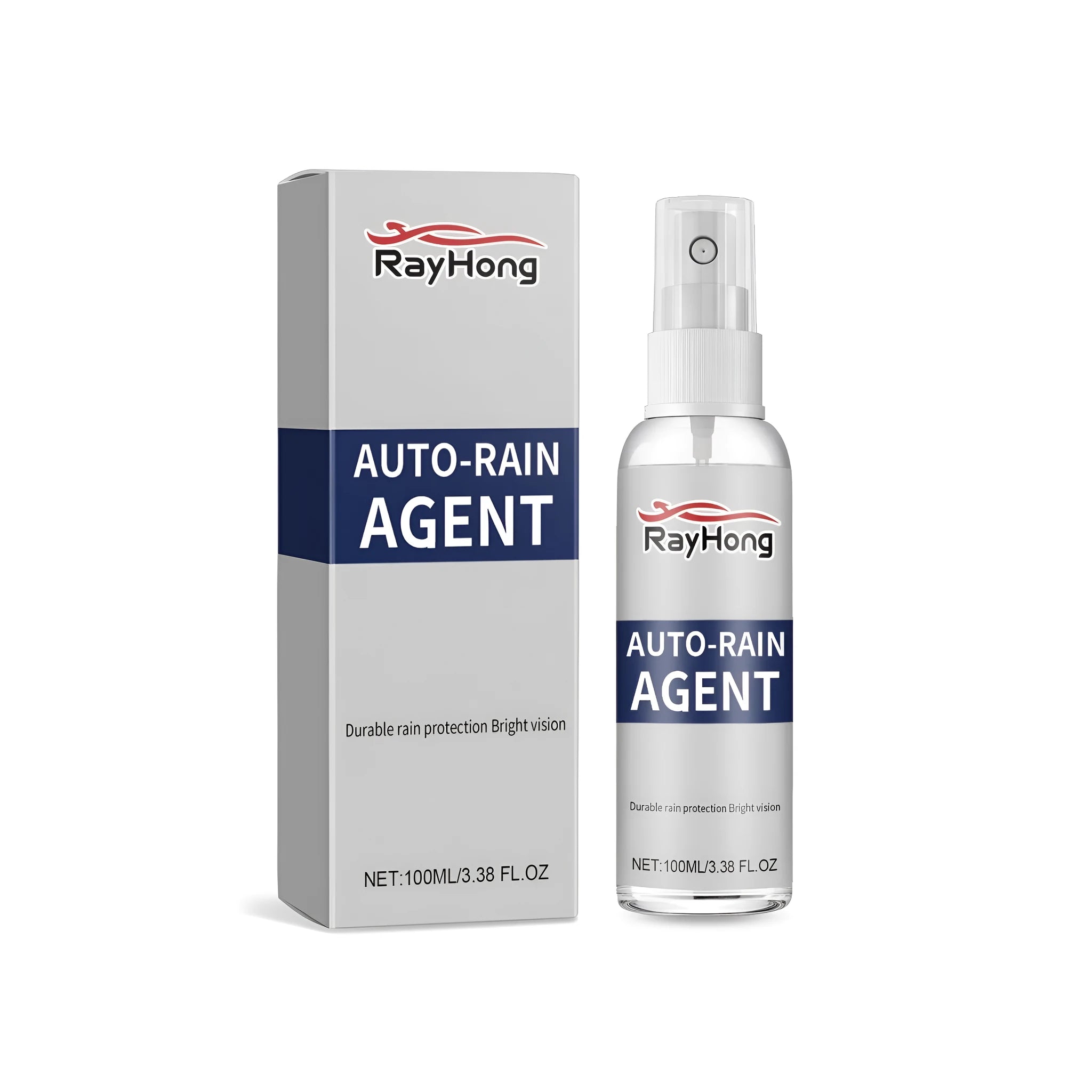 Automotive glass waterproof coating agent spray bottle, 100ml, with nano-silicon water repellent for car windscreens