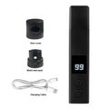 Electric dog nail grinder with LED light and dust cover in black or white colour