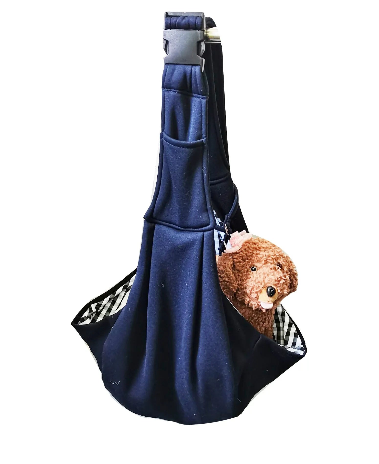 Soft adjustable shoulder strap dog carrier bag in multiple colour options for pets under 7.5kg