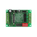 TB6560 3A stepper motor driver board with Toshiba chip and 6N137 optocoupler on white background