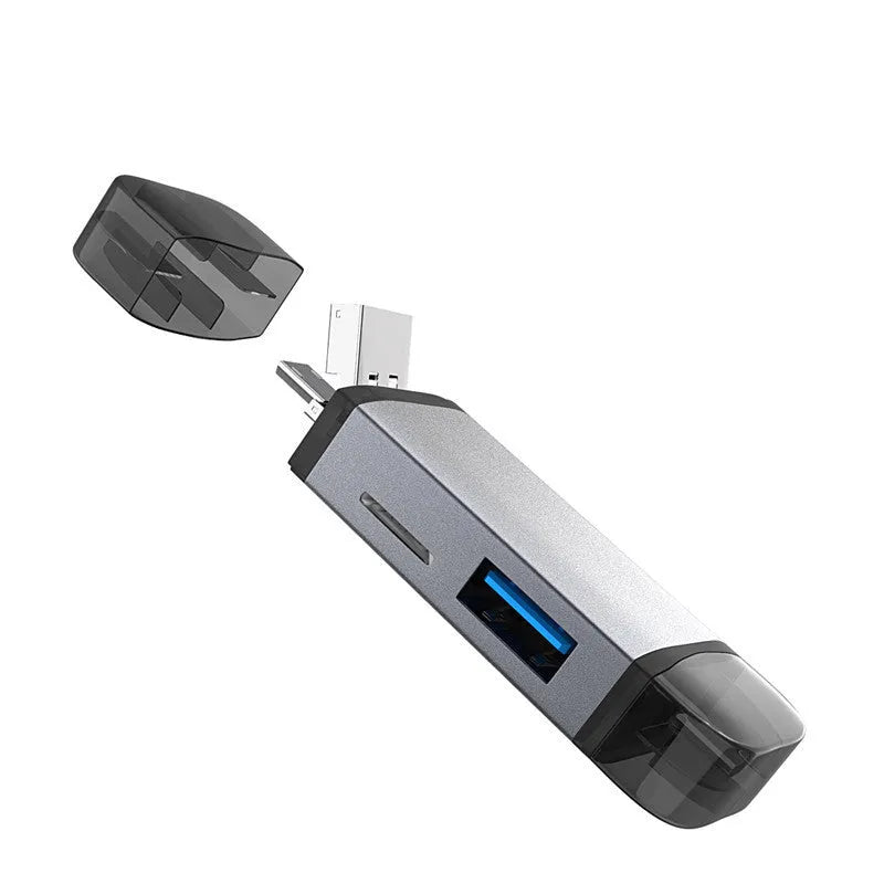 Multi-function 6-in-1 OTG card reader model T-933 for computer and mobile phone