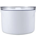 White automatic pet water dispenser with 2.5L capacity and circulation pump for cats and dogs