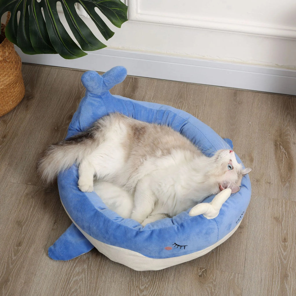 Duck-shaped pet bed sofa in soft polyester for small dogs and cats