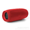 Outdoor portable wireless Bluetooth speaker in black with voice prompt and call function