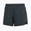 Men's grey quick-dry polyester running shorts with straight leg for marathon and sport.