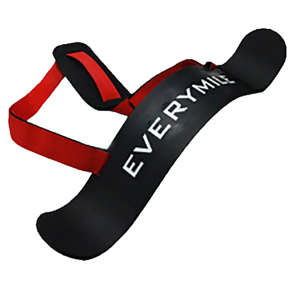 Black aluminium alloy dumbbell curling support plate for training barbell