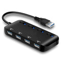 GMS-1103U3 USB 3.0 4-Port Hub with external power supply and TYPC connection