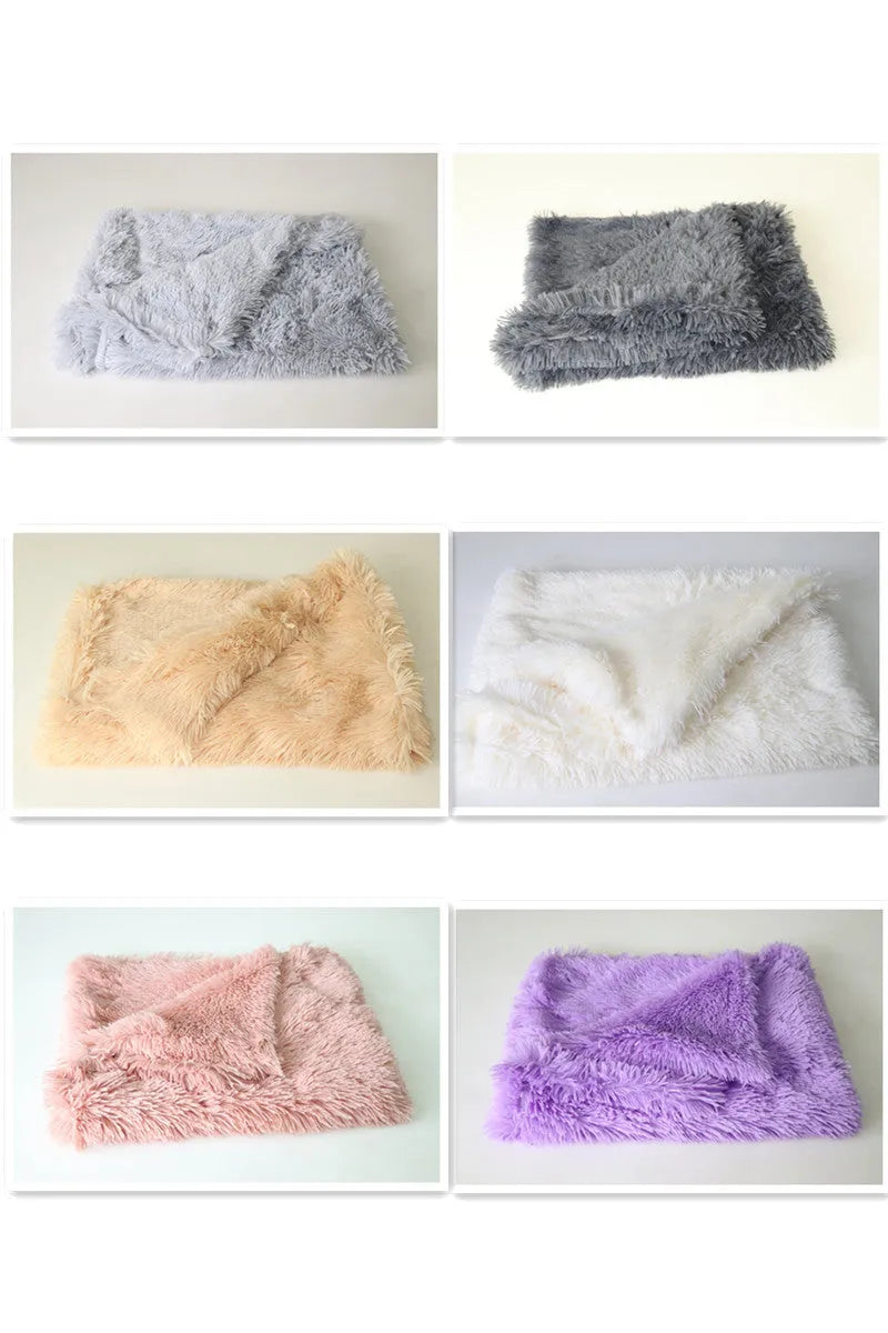 Soft plush dog blanket in multiple colours and sizes for medium and large dogs