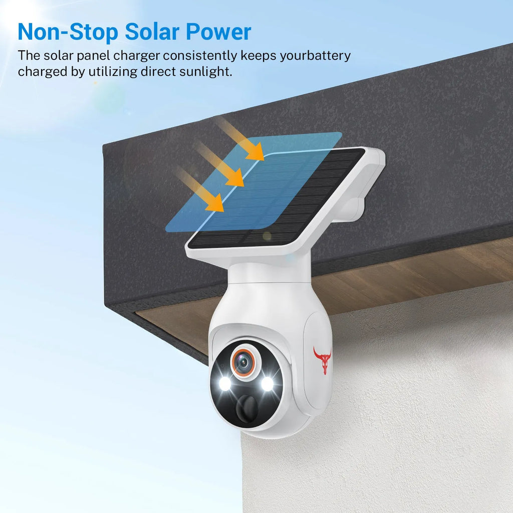 Q52 outdoor wifi surveillance camera with 360-degree view and screw bracket