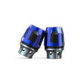 Pair of aluminum alloy fork cups for motorcycle and electric car front axle installation
