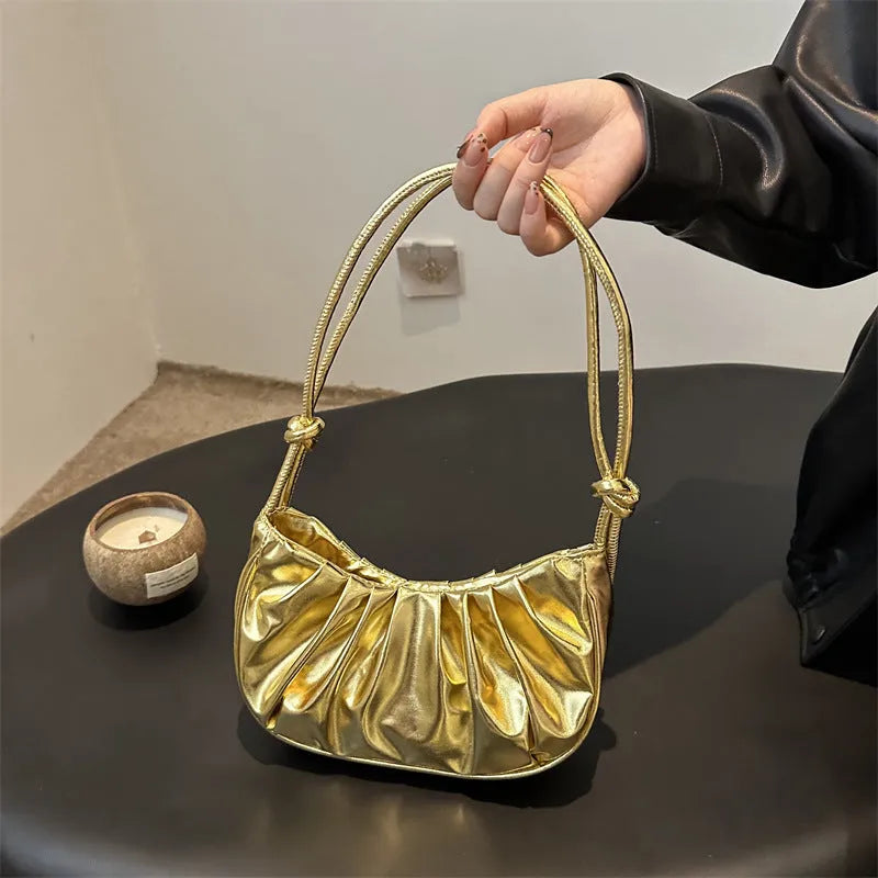 Korean style messenger bag in horizontal square shape with sandwich pocket compartments