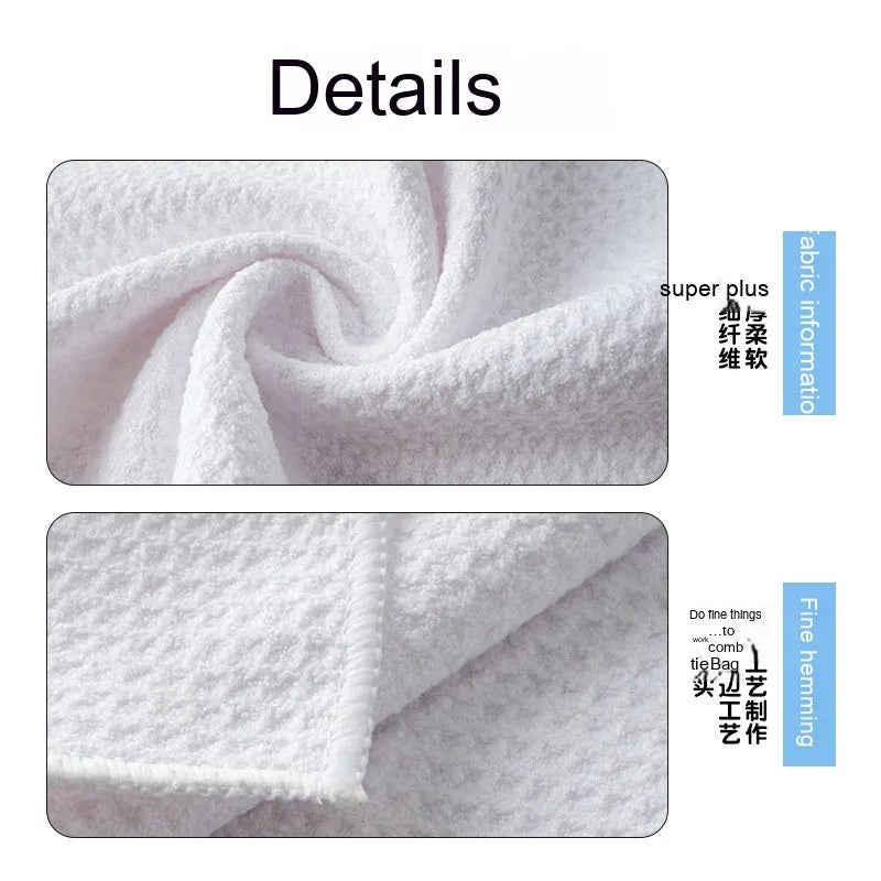 Waffle weave golf ball cleaning cloth towel in assorted colours showing textured surface.