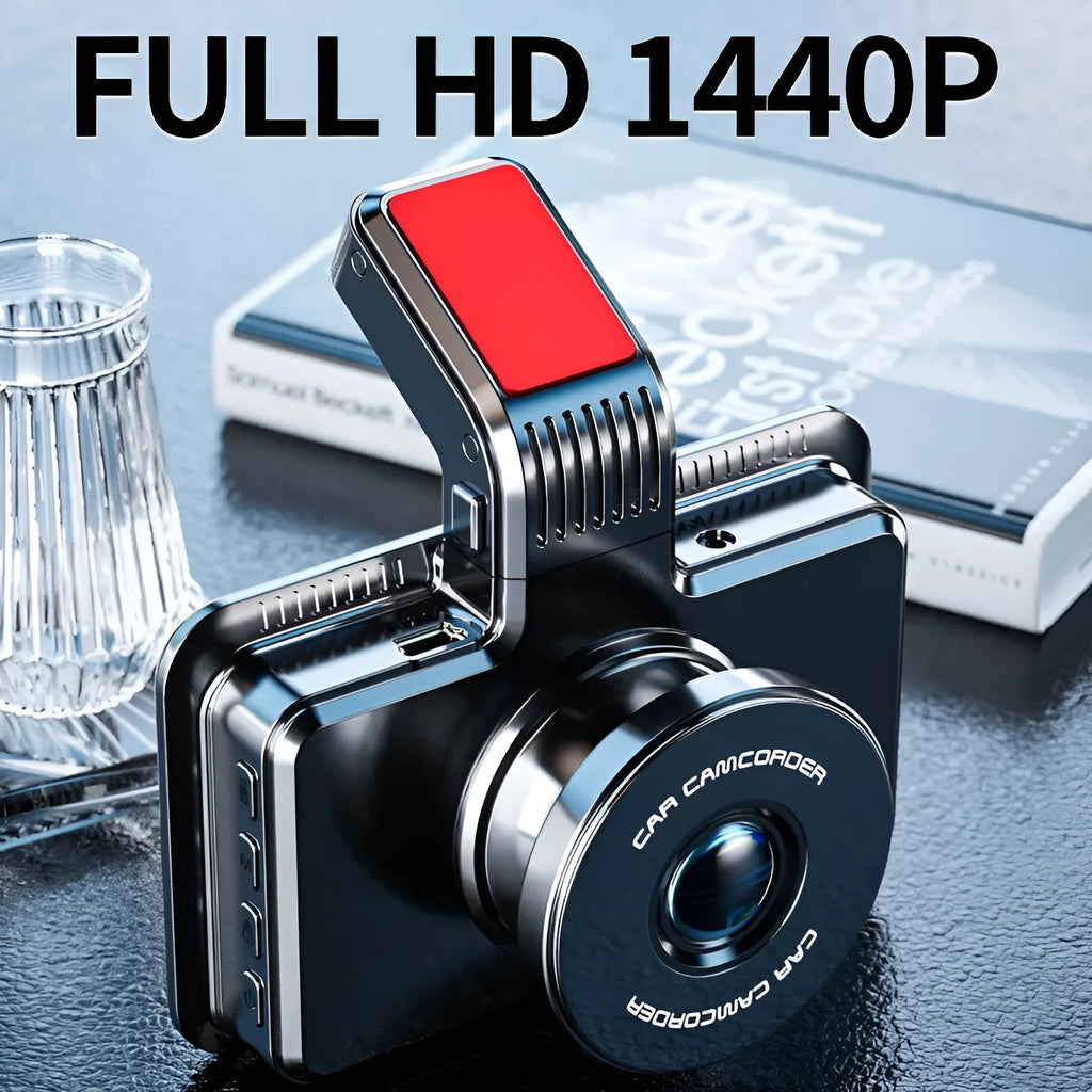 3-inch car dash cam with front and rear lenses for dual recording