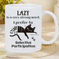 White 11oz ceramic mug with custom photograph design applied via thermal transfer process.