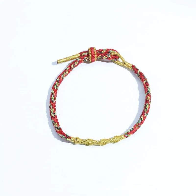 Adjustable eight-strand woven Guardian carrying strap in flexible wire with zodiac colour variations