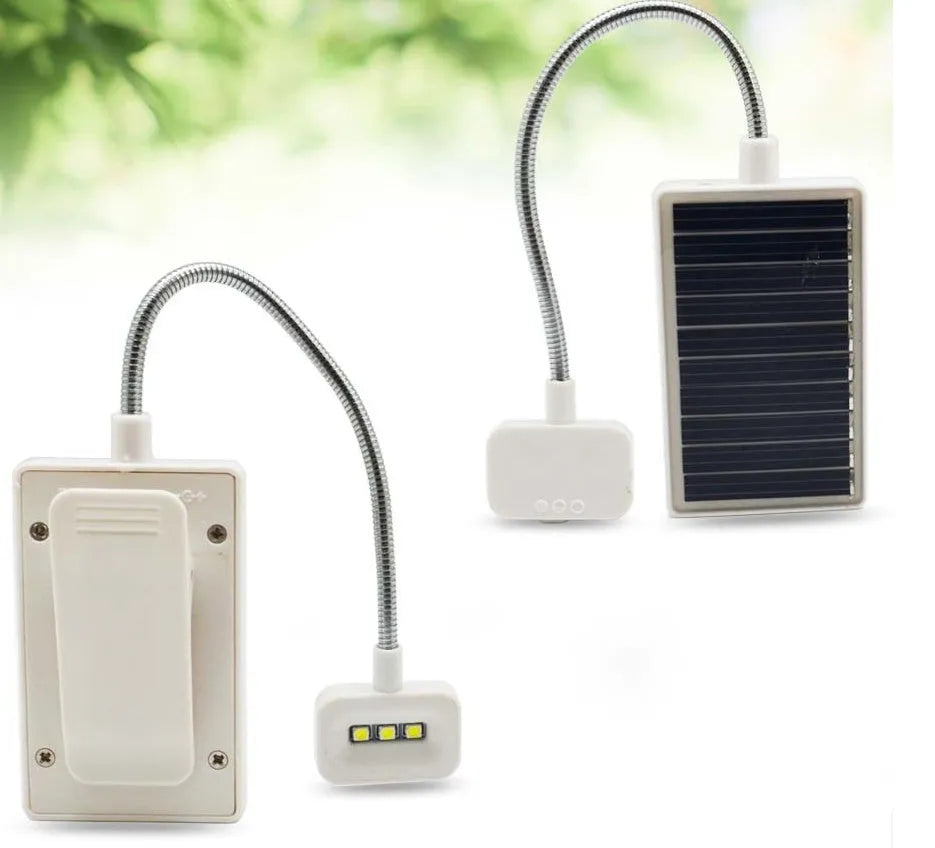 Solar LED lamp with plastic lampshade, button switch, and built-in lithium battery for solar or USB charging