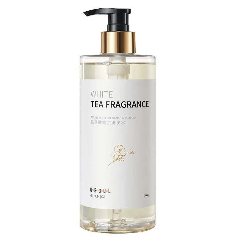Oil control amino acid anti-dandruff shampoo shower gel white 500g with exfoliating accessories