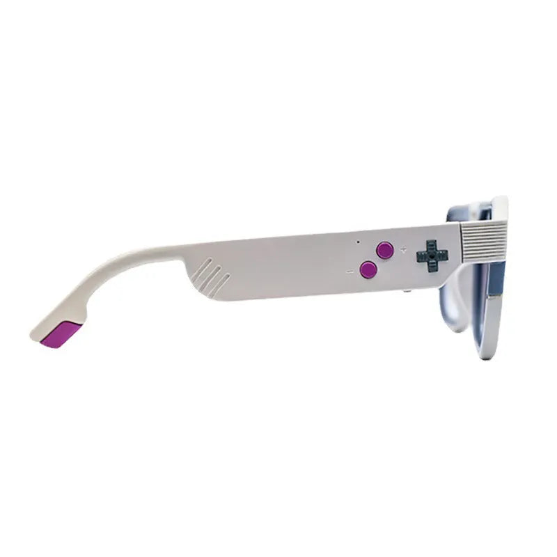 Directional audio glasses with PC frame, 150x150x51mm, 46g, Bluetooth smart speaker, grey or black