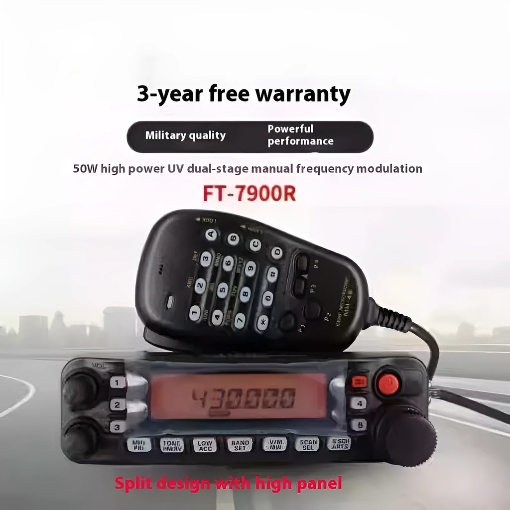 High-power radio car interphone for self-driving tours with anti-interference functionality and 507 antenna options