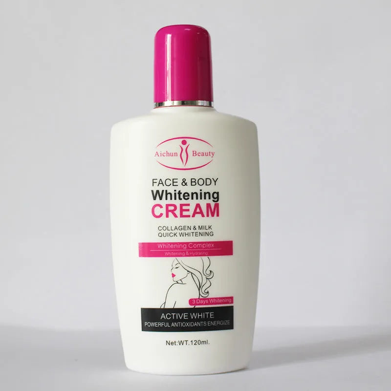 Aichun Milk Body Milk 120ml bottle – nourishing and hydrating body lotion with milk protein