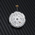 8215 automatic watch movement replacement stainless steel 25mm diameter