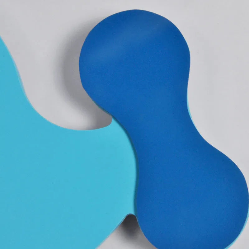 Cartoon children's wall lamp with glass lampshade, iron and wood body, 33x36x8cm LED bedside light