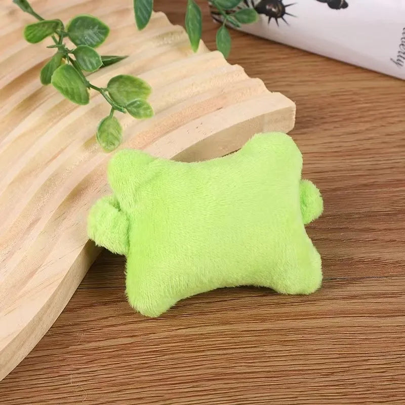 Plush wrist protector mouse pad for keyboard typing in blue colour