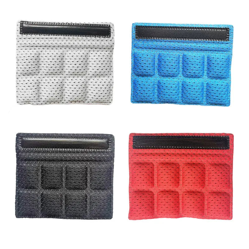 Universal cycling helmet lining with breathable sponge and Velcro chin pad in four colour options