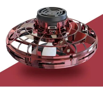 Rotating Flying Gyro Aircraft Induction Drone Toy for Youth Aged 15-35, Manual Control, Electric, Multifunctional, Blue, 4x8cm, Plastic, Choice of 1/2/4 Pieces