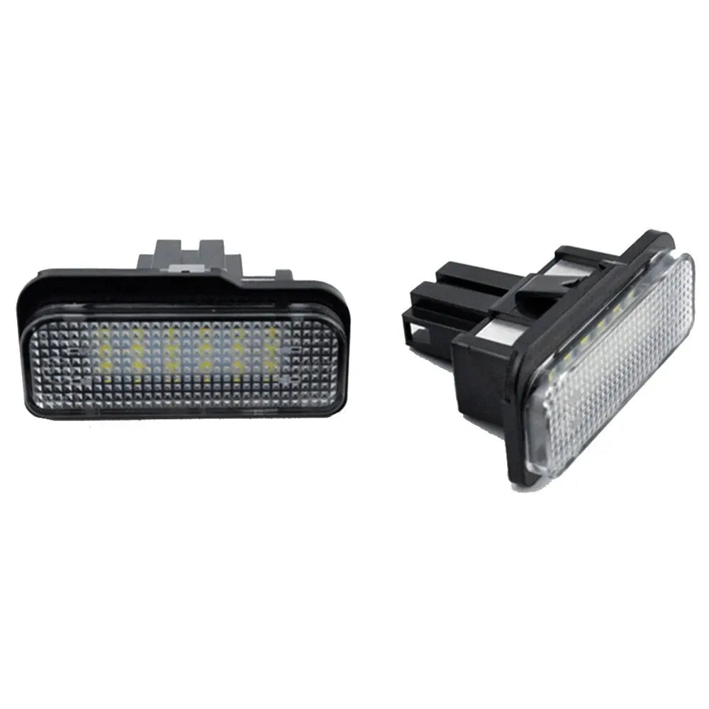 Mercedes-Benz LED licence plate light with 18 SMD LEDs and PC housing