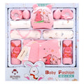 Padded baby clothes newborn set in Radish Rabbit Pink colour with multi-piece design