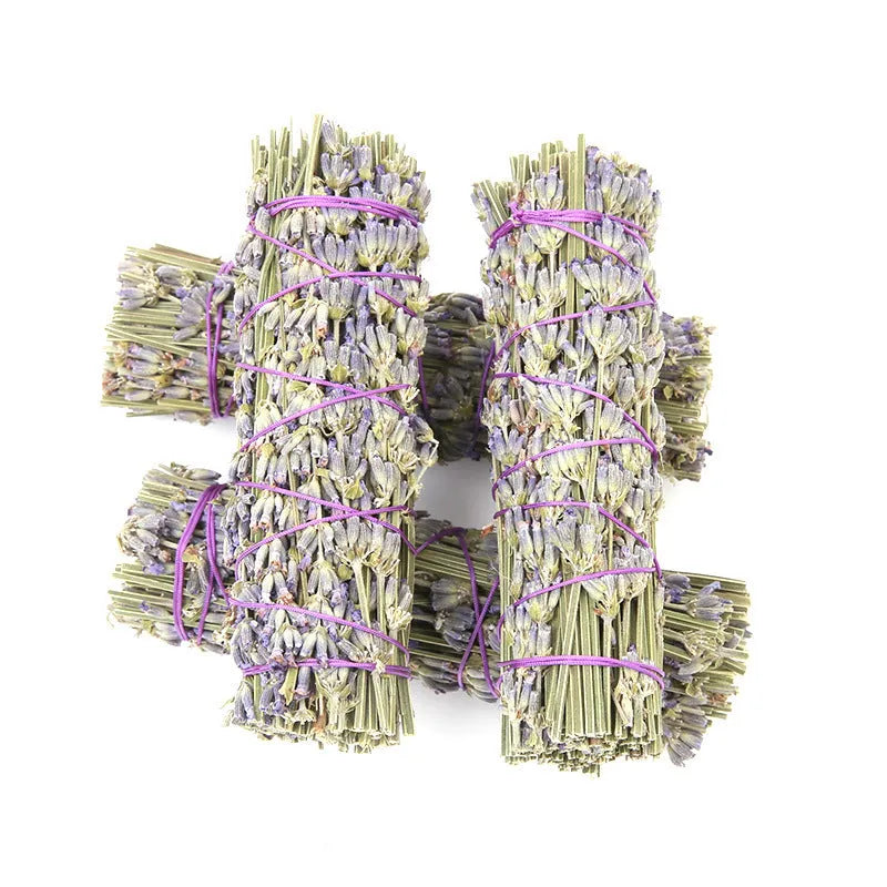 Natural dried flower lavender aromatherapy stick measuring four inches for air freshening