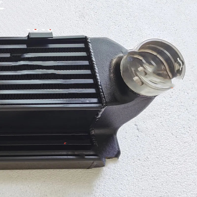 Black plastic modified intercooler AL-011 for BMW 135i 335i Z4 direct fit