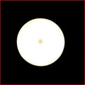 Round small night lamp, 86mm diameter, with side push key and built-in battery